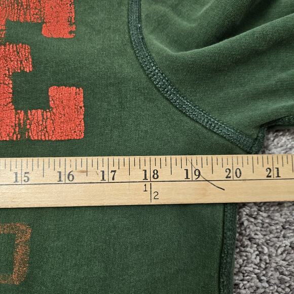 American Eagle Men’s XS Green Hoodie Vintage Fit Pullover Sweatshirt - Picture 7 of 11